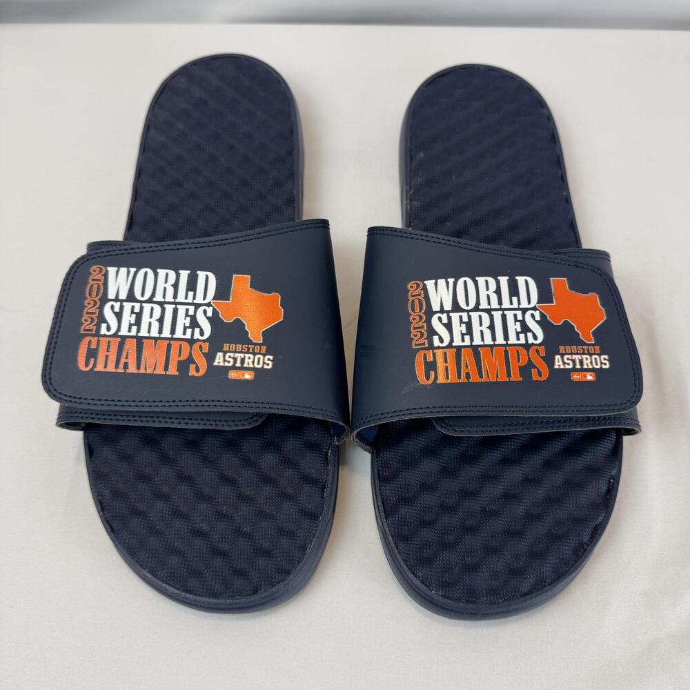 Houston Astros World Series Champs Slides - Men’s Size 16/17